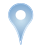 Blue map marker for high-efficiency showerheads
