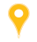 Yellow map marker for CFL light bulbs