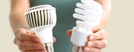 energy efficient cfl and led light bulbs